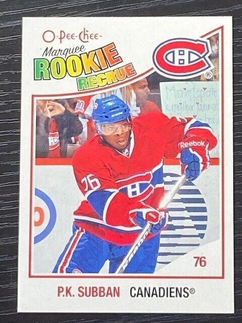 2010-11 O-Pee-Chee Marquee Rookie P.K. Subban #504 Montreal Canadians RC