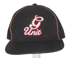 "G Unit" 50 Cent Vintage Adult Hat Black and Orange Baseball Embroidered  7 1/4