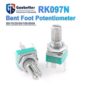 Vertical Single link Potentiometer RK097N B5/10/20/50/100/500K Handle Leng 15mm - Picture 1 of 5