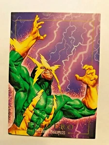 Skybox Marvel Masterpieces Spider-Man "Electro" Card #23 -2 1992 (B41) - Picture 1 of 7