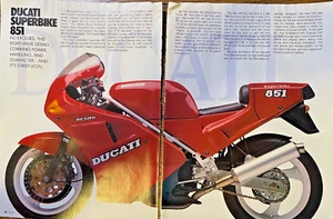 Magazine Review 1989 Ducati Soperbike 851 - Picture 1 of 3