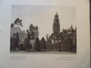 Balboa Park San Diego California 1927 Edward Hoppe Photogravure - Picture 1 of 2