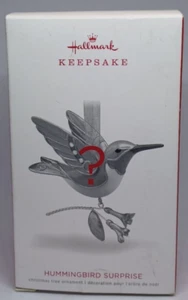 Hallmark Keepsake HUMMINGBIRD SURPRISE Ornament BLUE GREEN 2018 OPEN Box - Picture 1 of 10