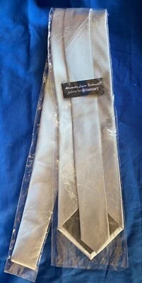 Alexander Logan Neckwear Solid Gray Men's Necktie 3 1/4" Wide 56" Long Brand New - Image 1 of 4