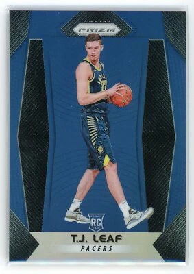 2017-18 T J LEAF 137/199 PANINI PRIZM BLUE ROOKIE RC #225 - Image 1 of 2