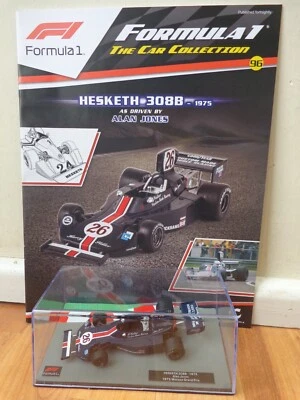 1/43 F1 FORMEL 1 AUTO SAMMLUNG - 1975 HESKETH 308B ALAN JONES AUTO #96 - Bild 1 von 2