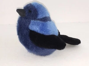 K&M Wild Republic Bluebird Plüschtier Real Bird Call 6 1/2 Zoll lang Plüschtier Stofftier - Bild 1 von 7