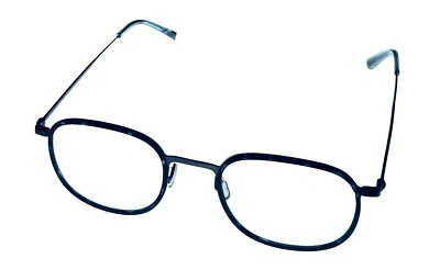 Jones New York Mens Blue Tortoise Square Metal Eyewear Frame, J360. 49mm - Image 1 of 4