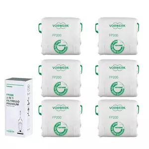 Vorwerk Folletto FP200 Confezione da 6 Sacchetti Filtro Originali Premium per Folletto VK200 - Foto 1 di 1
