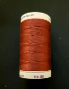 Mettler Thread 50 weight. 500m/547yards, Cotton, Color 602 - TWO SPOOLS - Picture 1 of 2