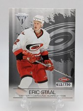 2003-04 Pacific Private Stock Titanium Retail SP #'d/750 Eric Staal #106 Rookie