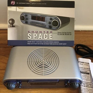 P3 International Counter Space- Space Saving Kitchen Clock/Radio. - Picture 1 of 5