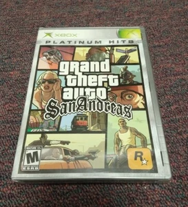 Grand Theft Auto San Andreas (Microsoft Xbox) Xbox (Brand New & Factory Sealed) - Picture 1 of 6