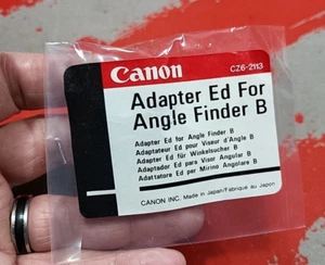 Genuine Canon Adapter Ed for Angle Finder B - Picture 1 of 7