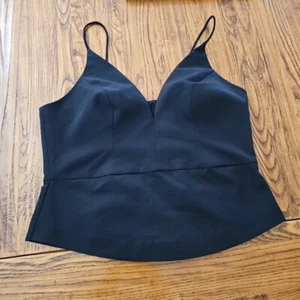 Wish Vintage Style Designer Gothic Corset Black Stretch Party Top Size 14 Large - Picture 1 of 15