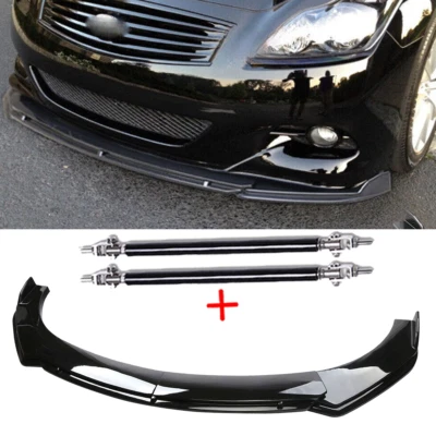For Infiniti G37 G35 Coupe Front Bumper Lip Part Accessories Splitter Spoiler Foto 1 de 4