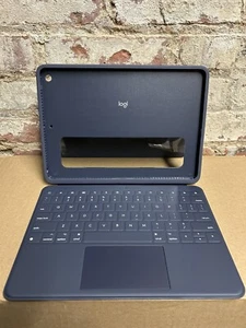 Logitech Rugged Combo 3 Touch Keyboard Case for 10.2" iPad 7th 8th 9th Gen BLUE - Photo 1/3