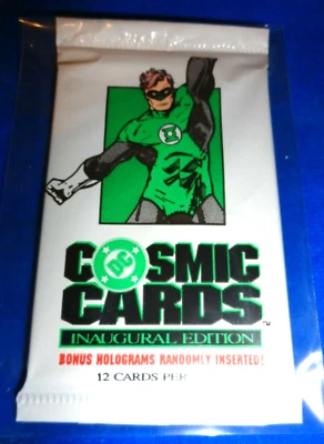1991 Impel DC Cosmic Cards Inaugural Edition Pack - Green Lantern Wrapper - Image 1 of 2