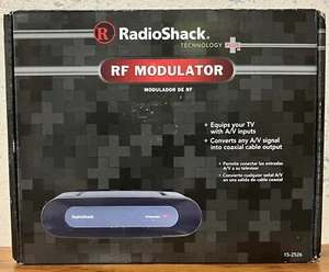 RADIOSHACK RF MODULATOR 15-2526 GOLD-PLATED CONNECTORS NEW FREE SHIPPING - Picture 1 of 4