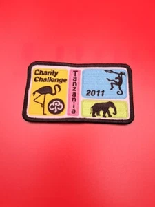 Girlguiding Tanzania Charity Challenge Stoffabzeichen 2011 GG35 - Bild 1 von 1