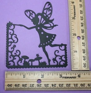 5 FLIEGENDE FEEN SZENE Papier Stanzformen Verzierung Scrapbook Karte - Bild 1 von 19