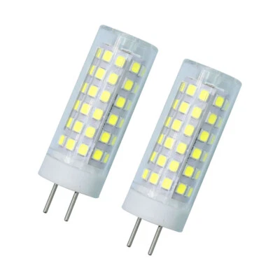 2pcs GY6.35 GX6.35 G6.35 Led Bulb 6W 78-2835 SMD Lamp AC DC 12V Ceramics Light H - Image 1 of 4