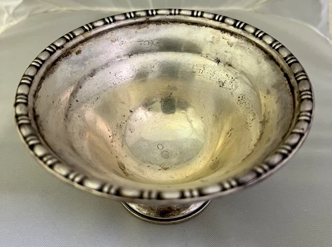 Sterling Silver Nut/Candy Dish Cover