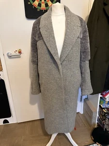 Halston Wool And Silk Coat Xs-s - Picture 1 of 9