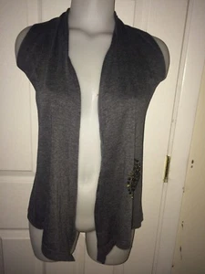 SO NIKI... SIZE SMALL (7/8) SLEEVELESS OPEN FRONT VEST. - Picture 1 of 5