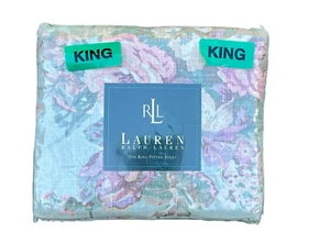 Ralph Lauren Squires Path King Fitted Sheet Deep Pocket New - Picture 1 of 2