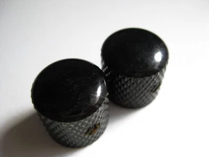 Set of 2 Jackson Ibanez Kramer Hamer Guitar Bass Knobs Lot for Project - Picture 1 of 5