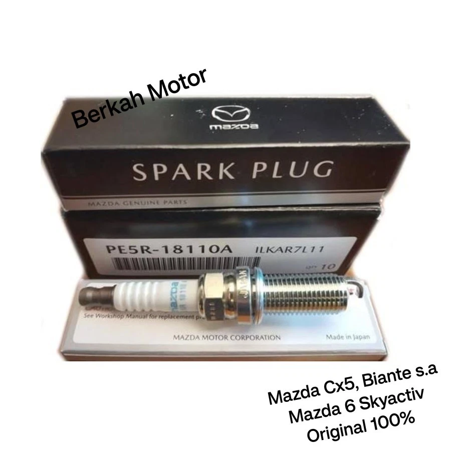 OEM Engine Spark Plug Ignition Fit For Mazda 2 3 CX-3 CX-5 2018-2025 PE5R-18-110 - Image 1 of 1