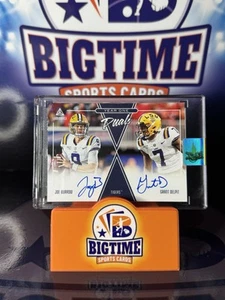 Joe Burrows/Grant Delpit RC 2020 Panini Luminance Football Year One Dual Auto 🔥 - Picture 1 of 3
