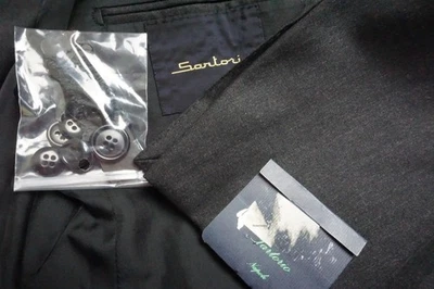 Sartorio Napoli Gris Sólido S120s Lana 2 Piezas Traje Chaqueta Pantalones 38R TOTALMENTE NUEVO Foto 1 de 4