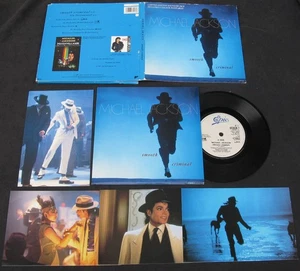 Michael Jackson SMOOTH CRIMINAL Disque 45t 7" Vinyl Souvenir Pack Postcards 1988 - Picture 1 of 7