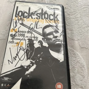 Lock Stock And Two Smoking Barrels VHS SIGNED BY WHO CAST & DIRECTOR Very Rare - Picture 1 of 13