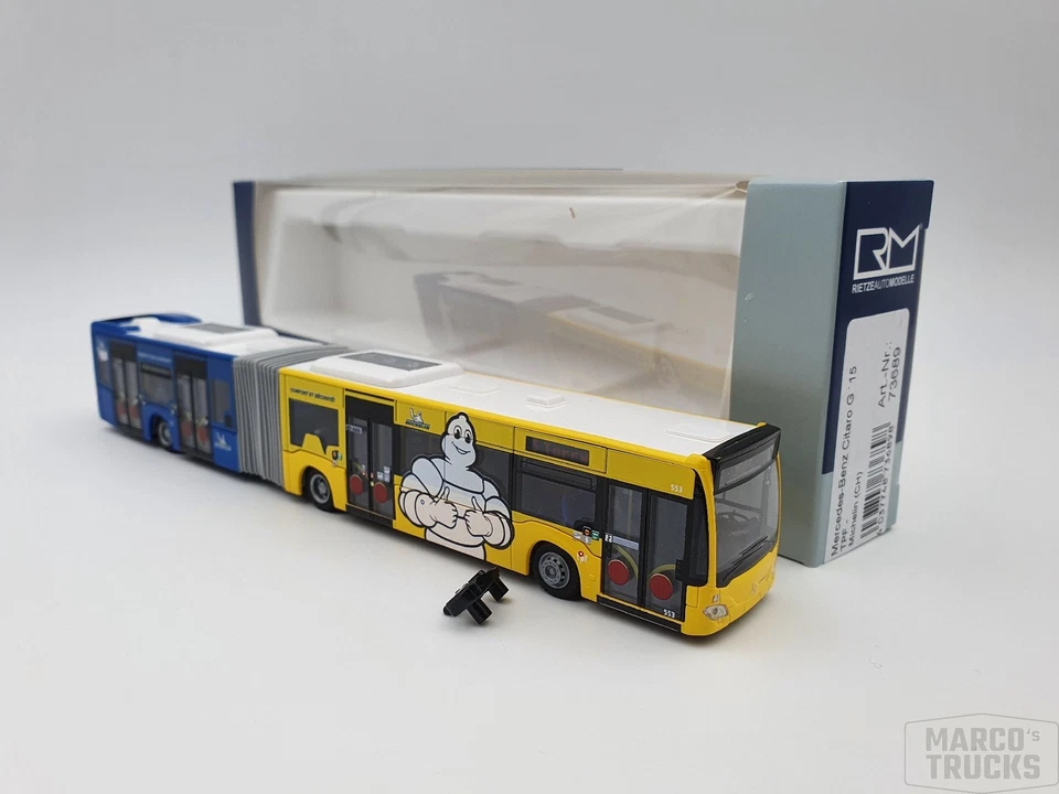 Rietze Mercedes-Benz Citaro G ́15 TPF - Michelin (CH) 73689 /RIN1372 Foto 1 de 1