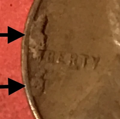 1952 S  Error Lincoln ￼￼Wheat Penny Alvares Die Break ￼😎 - Image 1 of 4