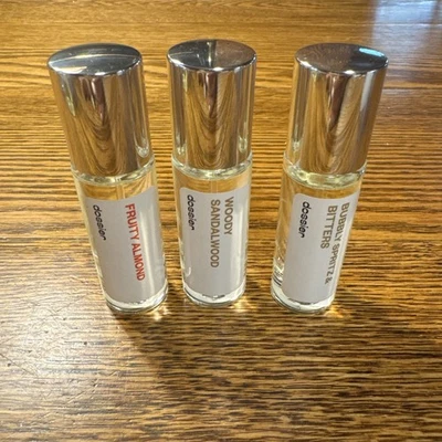 Dossier Trio Set Wood sandalwood Fruity almond bubbly spritz and bitters .37 Oz - Image 1 of 2