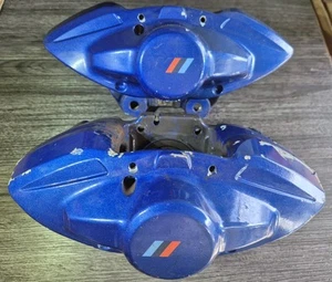 BMW M performance rear Brembo blue brake calipers M2 M3 M4 F80 440i 335i 335d - Picture 1 of 12