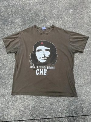 Vintage Y2K 2000s Che Guevara Hasta La Victoria Siempre T Shirt 2XL Boxy Fit XL - Image 1 of 4