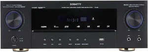 Stereo Receiver, 5.1 Kanäle Audio Verstärker mit HDMI, optisch/koaxial, Bluetoot - Bild 1 von 4