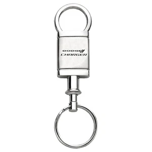Licensed Satin-Chrome Valet Keychain for Dodge Charger - AUGD4630 - Picture 1 of 2