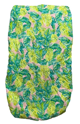 Органическая простыня на резинке для кроватки Pottery Barn Kids Lilly Pulitzer 27,5x52 зеленая - Изображение 1 из 3