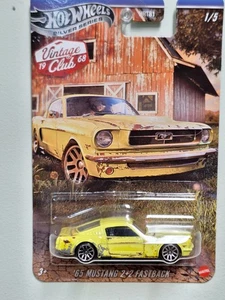 Mustang 2+2 Fastback Hot Wheels Silver Series Vintage Club 1968 1/5 65 - Imagen 1 de 7