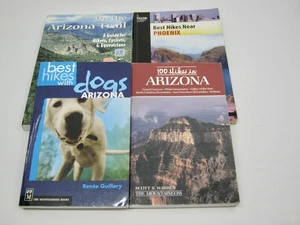 4 Arizona Trails Guide Books Hiking Cycling Dog Day Hikes Horseback Backpacking - Picture 1 of 9