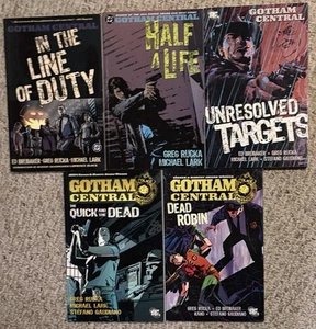 GOTHAM CENTRAL TPB Lot Complete Set Volume 1-5 (1, 2, 3, 4, 5) DC Comics - Picture 1 of 8
