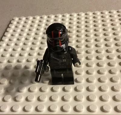 Lego Star Wars First Order Tie Pilot Minifigure (Red Stripes) From 75179 sw0860 - Image 1 of 4