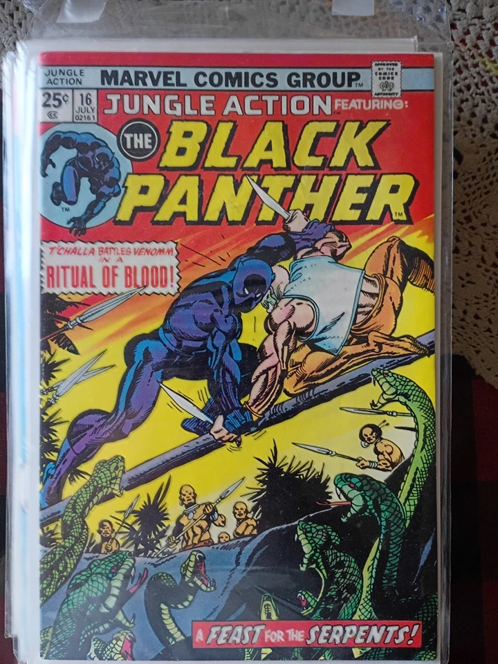 Jungle Action #16 (1975) Origin Black Panther GD/VG - Image 1 of 1