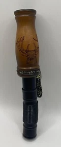 Chiamata Grunt Cervo Artigianale Amish in Legno con Cordino - Nuova, mai usata! - Foto 1 di 8